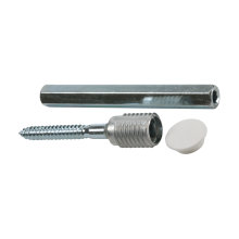 Karmskruvskit 17 delar 7 x 70 mm Heco